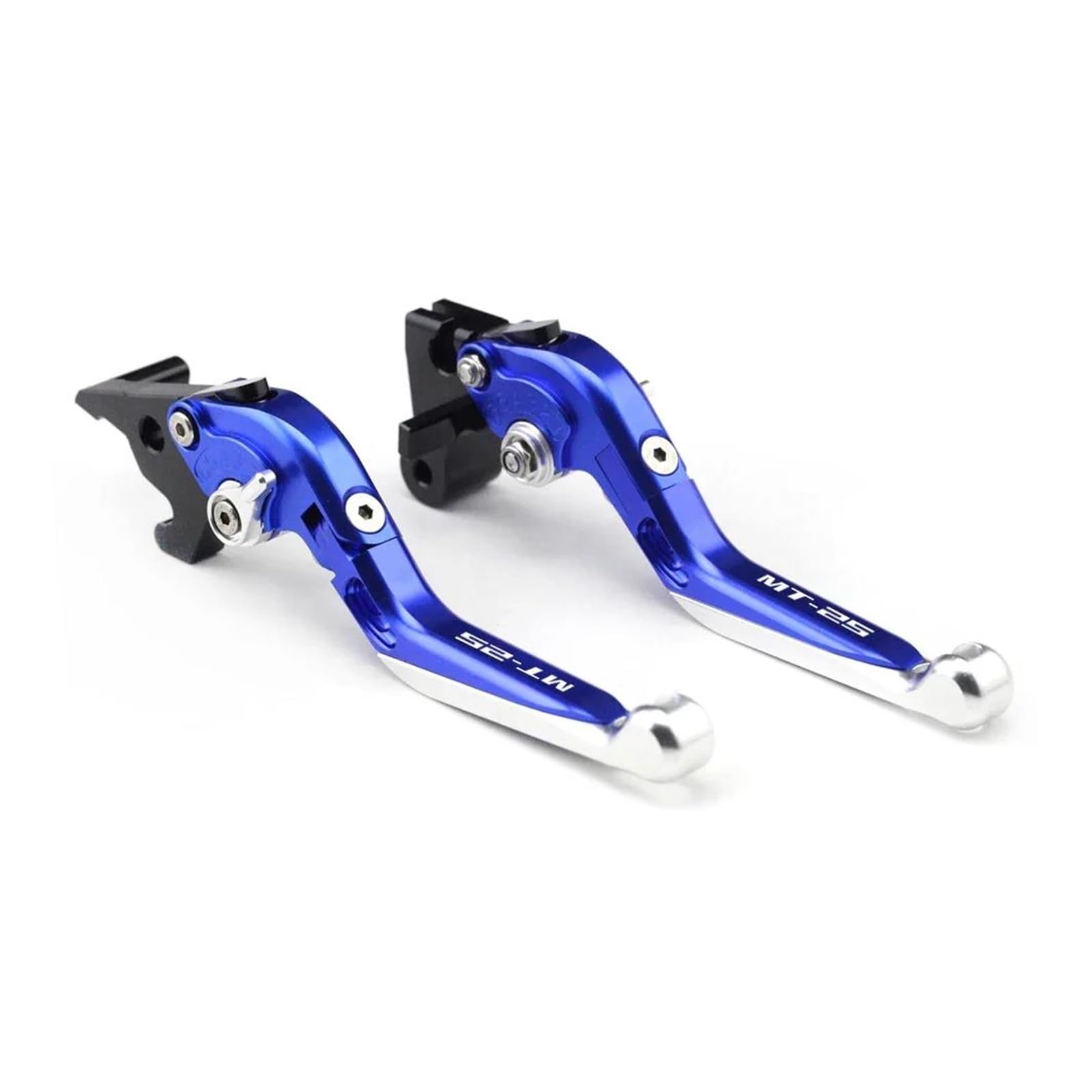 Kupplung Bremshebel Für YAMAHA MT03 MT25 2014-2022 MT 03 25 2021 CNC Motorrad Vorne Spurstange Falten Teleskop Einstellung(MT25 Blue) von HUIKO