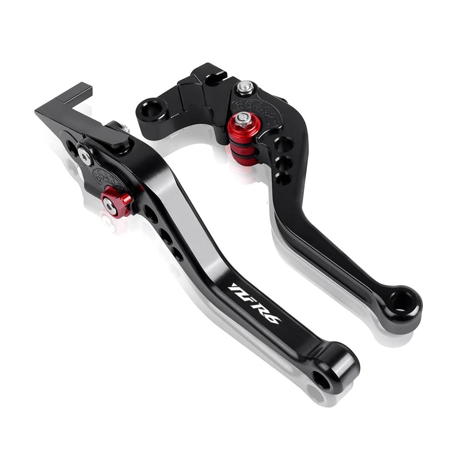 Motorrad CNC Bremse Kupplung Hebel Für YAMAHA YZFR6 YZF R6 YZF-R6 2017-2020 Einstellbare HandleLevers(Short) von HUIKO