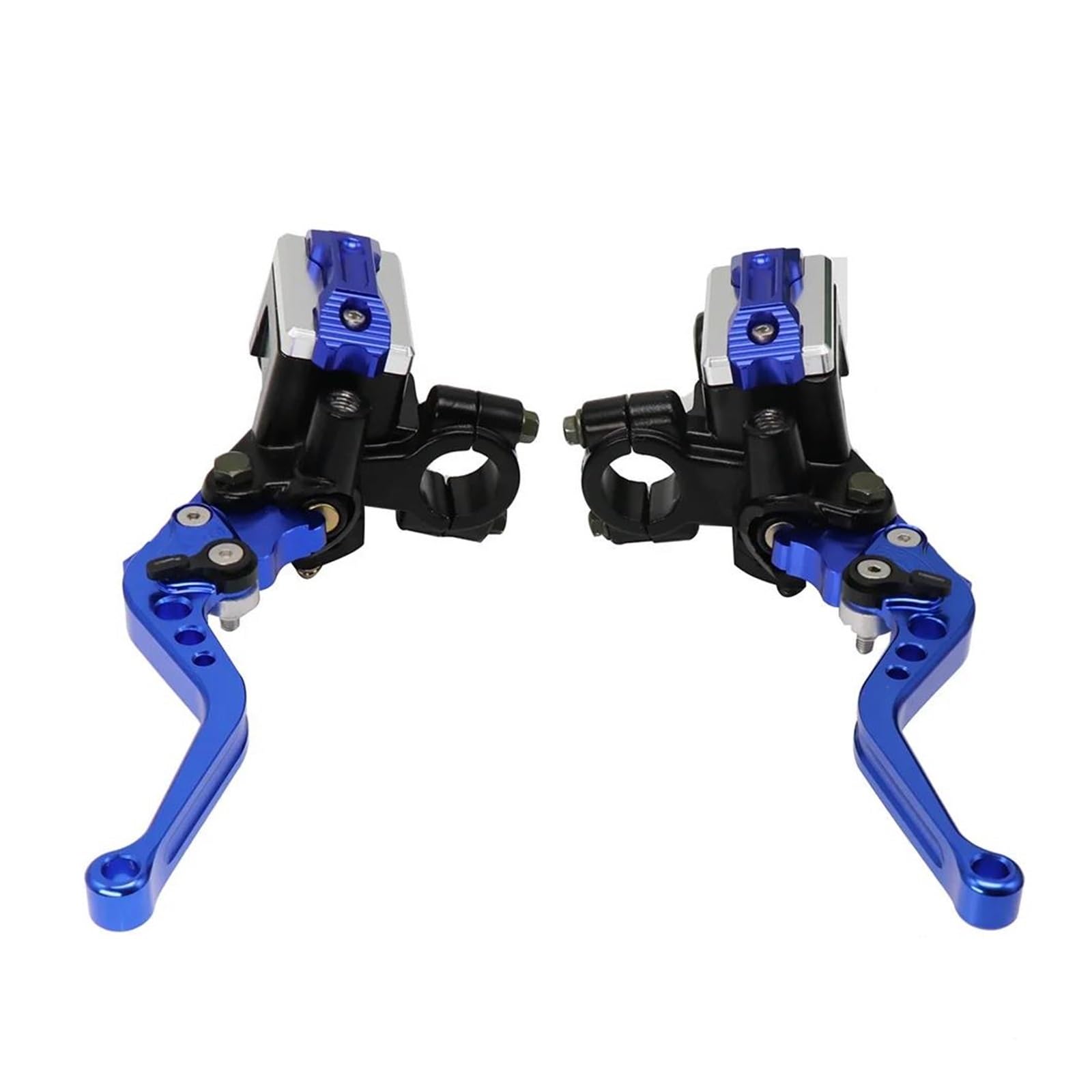 Motorradhebel Lenker Hydraulische Kupplung 22 Mm Für Honda Yamaha Kawasaki Bremskupplungspumpe Hauptzylinder(Blue) von HUIKO