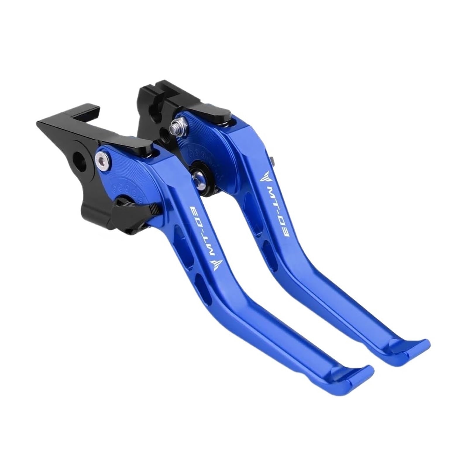 Motorradzubehör Für YAMAHA MT-03 MT03 MT 03 2023-2022 Kurze Einstellbare Bremskupplungshebel(Blue) von HUIKO