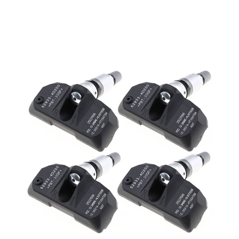 HUILA 4 PCS TPMS Reifendruck Monitor Sensor Fit for Entourage 2009 2008 2007 Santa VERACRUZE SE 52933-4D200 529334D200 von HUILA