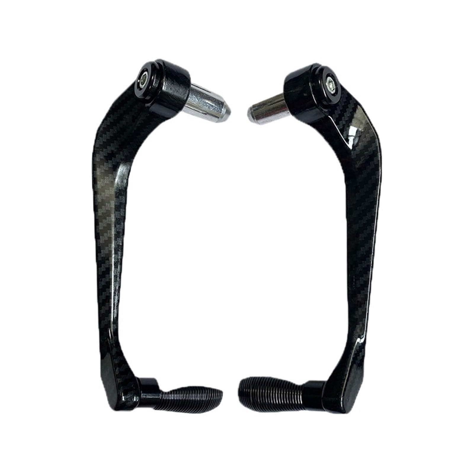 HUISI 22MM Motorrad Aluminium Legierung Handschutz Universal Fallen Protector Fit for Ducati Monster 821 600 620 696 Diavel Spiegel 748 749(Black) von HUISI