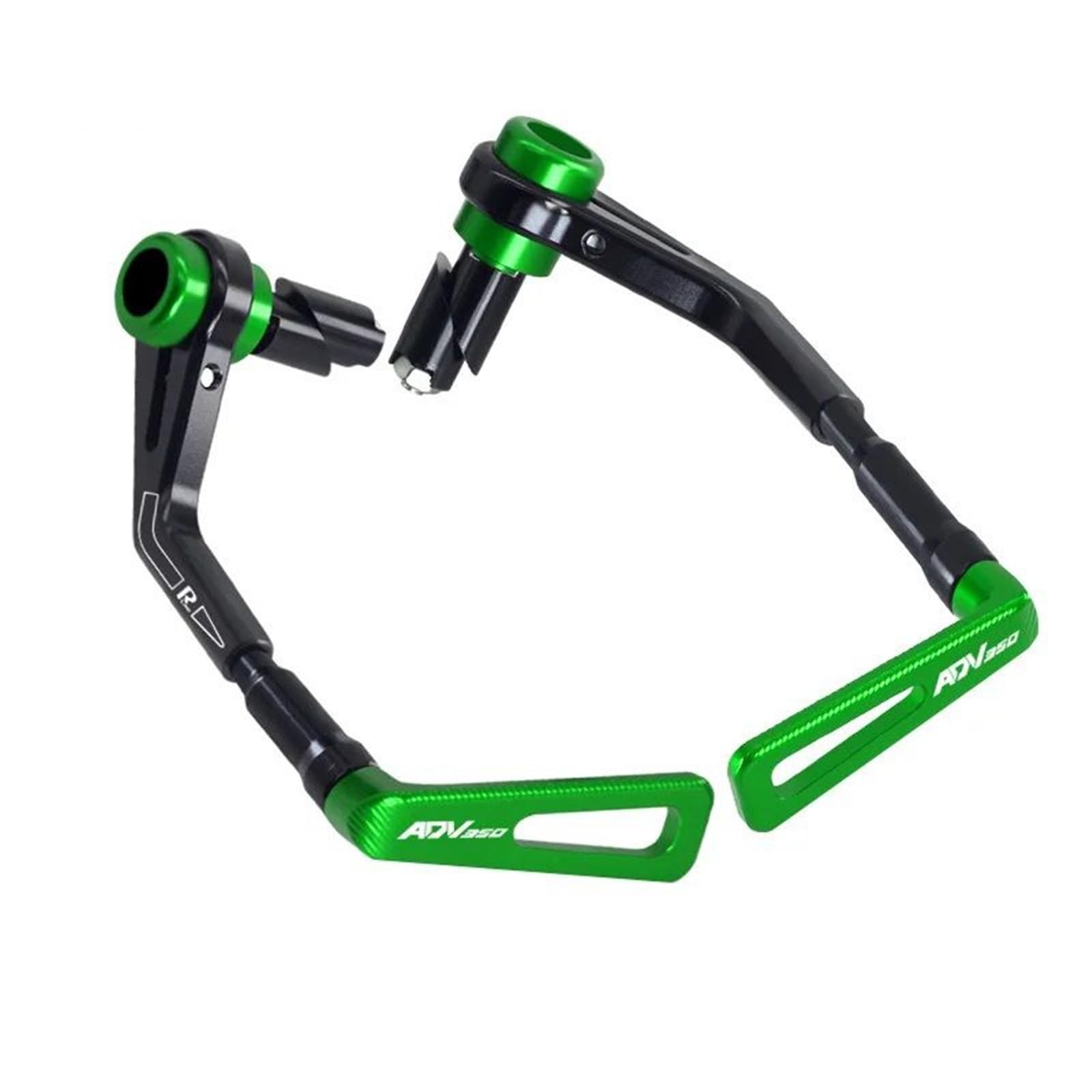 HUISI Bremskupplungshandschutz passend for ADV150 ADV160 ADV350 Motorrad CNC-Lenkerhebel Griffschutz Adv150 Adv160 Adv350(Green) von HUISI