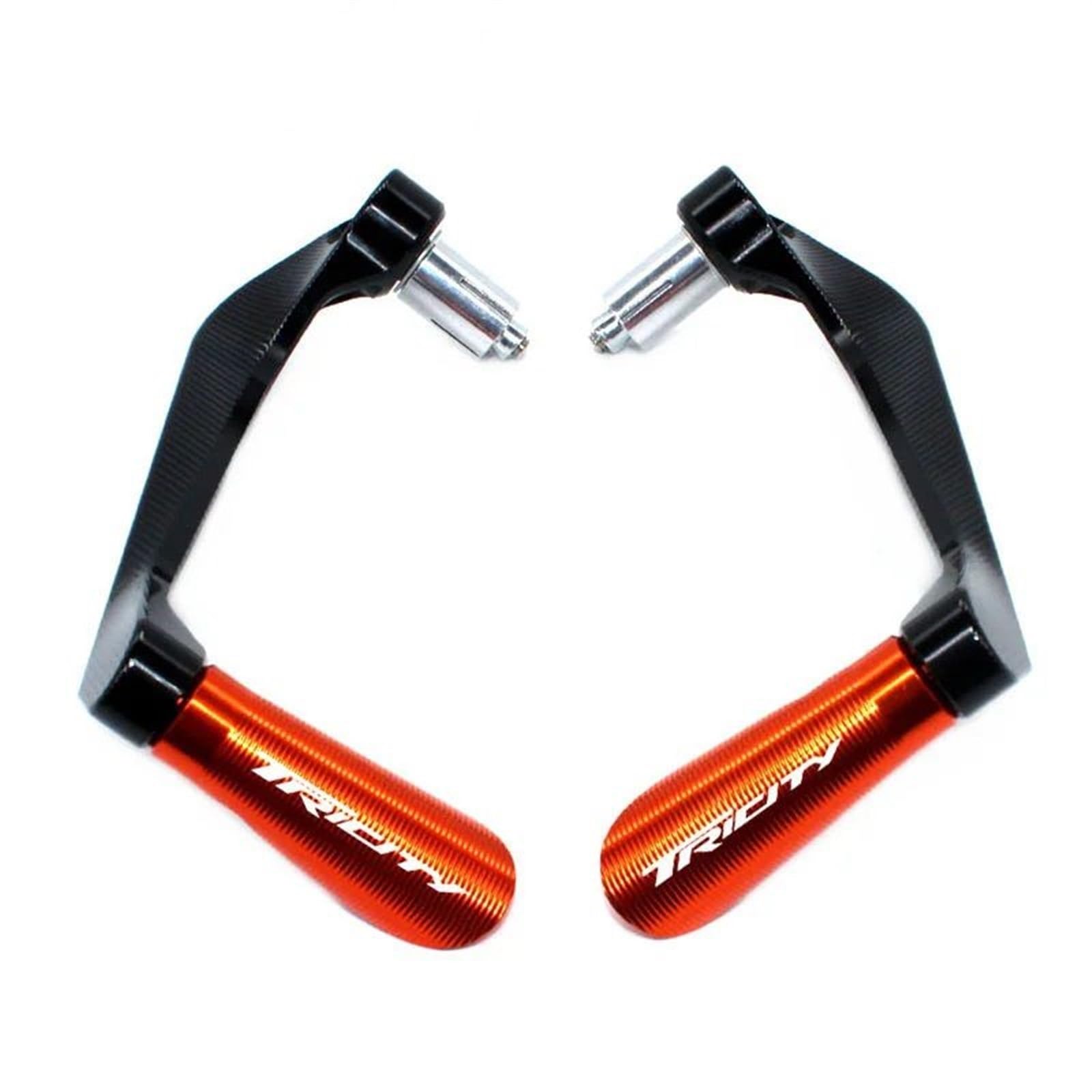 HUISI CNC-Aluminium-Motorrad-Hebelschutz, Bremskupplungshebelschutz, Proguard, passend for Yamaha Tricity 125, Tricity 155, Tricity 300(Orange) von HUISI