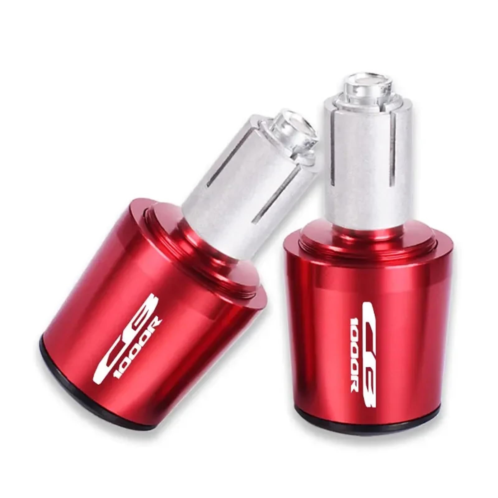 HUISI Fit for CB1000R CB 1000R 2008-2020 2019 2018 Motorrad CNC Griff Bar Lenker Griffe Kappe End Griff stecker Kappe Zubehör(Red) von HUISI