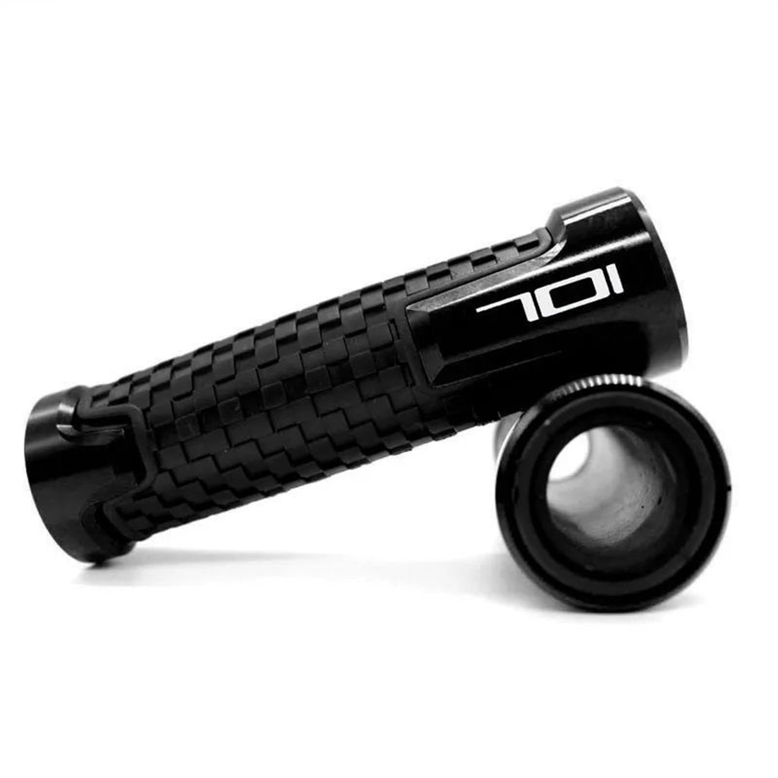 HUISI Fit for Husqvarna 701 Supermoto & Enduro Motorcycle 7/8'' 22mm Motorcycle Handlebar Hand Grips Handle Bar End Cap(Black) von HUISI