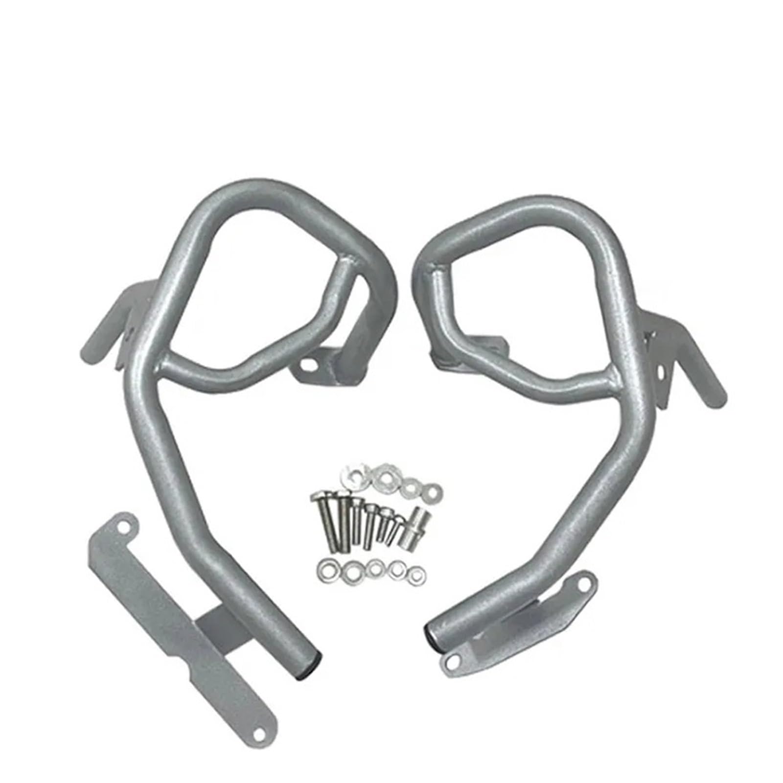 HUISI G310GS G310R Motorrad-Komplettset Motorschutzbügel Sturzbügel Tank Stoßstange Verkleidung Rahmenschutzbügel Passend for BMW G310 GS G 310R 2017-2023(Silver-Lower Bars) von HUISI