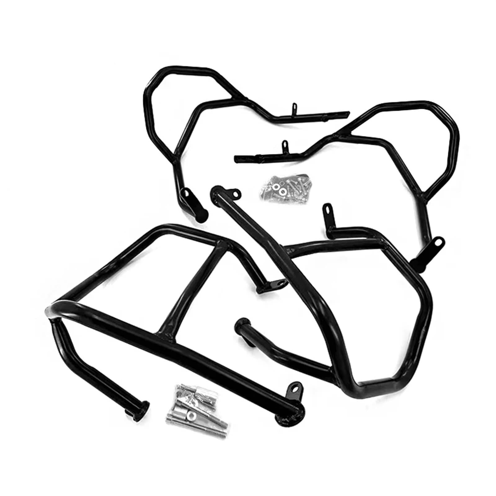 HUISI Motorrad-Autobahn-Sturzbügel, Motortank-Schutzbügel, Stoßstange, Stunt-Käfigschutz, R 1300GS, passend for BMW R1300 GS 2023(Black-1 Set) von HUISI