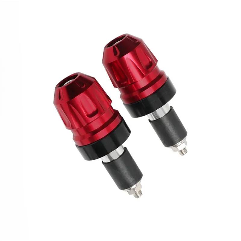 HUISI Motorrad Bar End Gewichte Fit for SYM CRUISYM300 Cruisym150/180 JoymaxZ 300 Joymax Z 300 Lenker Stecker Anti Drop Abdeckung Zubehör(Red) von HUISI