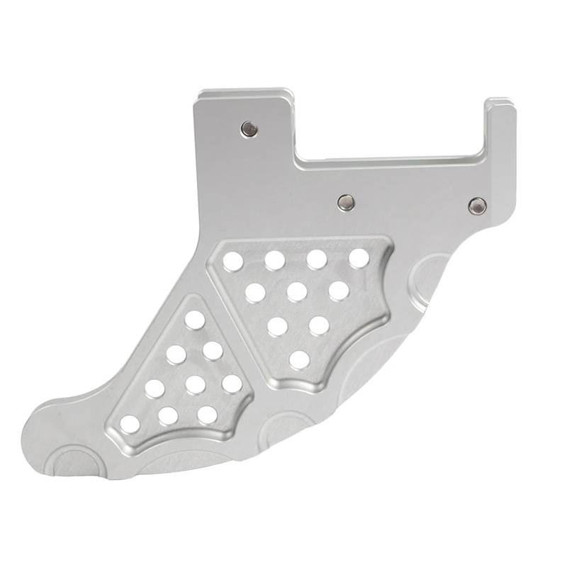 HUISI Motorrad Bremsscheibe Hinten Schutz Schutz Abdeckung Fit for Sherco 125 250 300 450 500 SE SEF SE-F SC R fabrik 300SE 250SE 300SC (Size : Silver) von HUISI