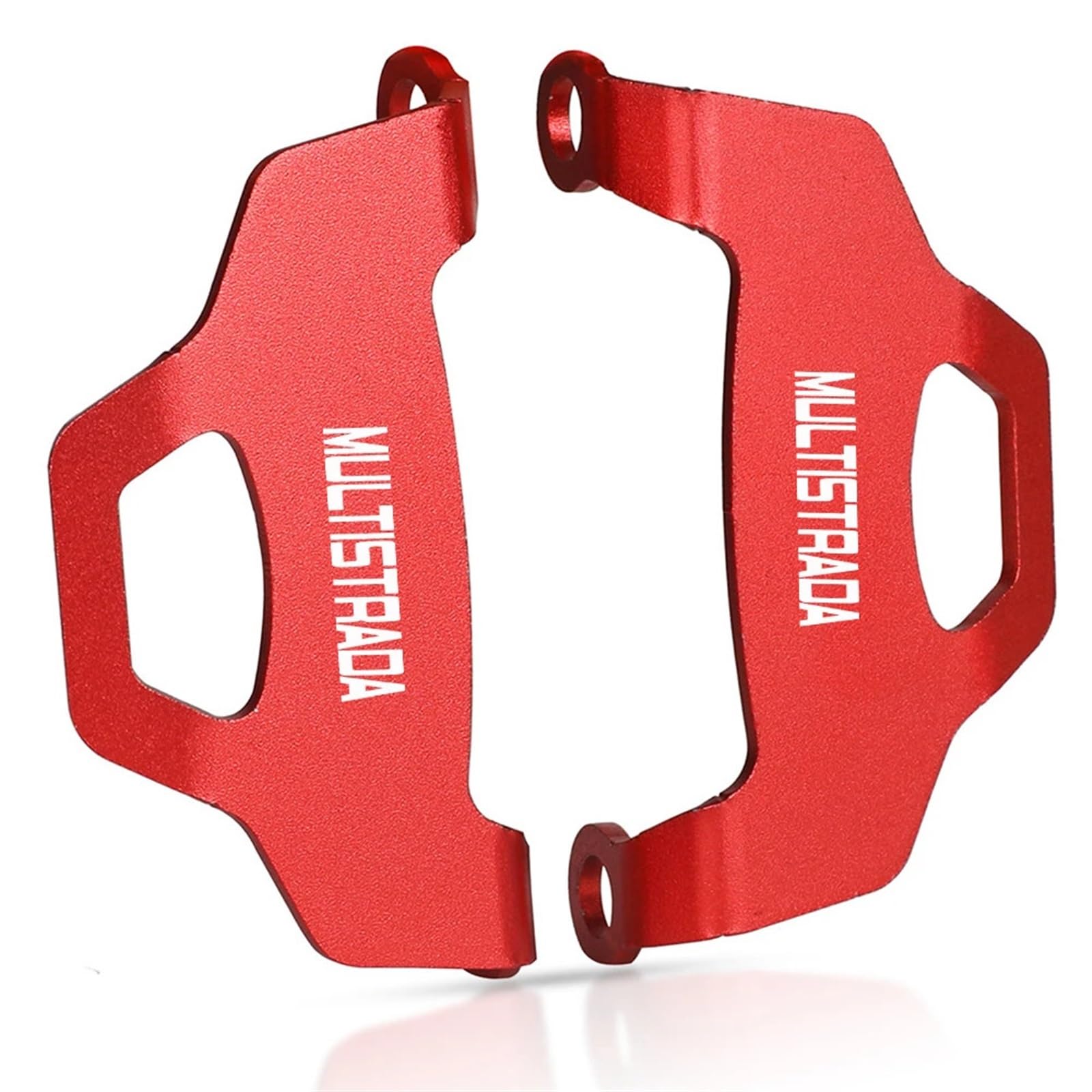 HUISI Motorrad CNC Aluminium Fit for Ducati Multistrada 1260 Enduro Pro 2019-2024 1260 S Grand Tour 2020 Vorne Bremssattel Schutz Abdeckung(Red) von HUISI