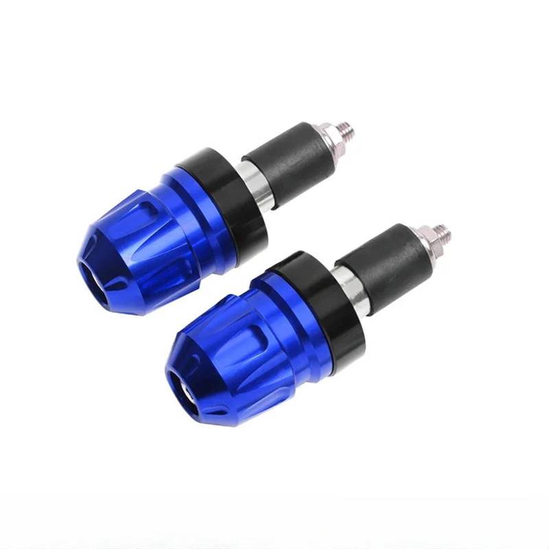 HUISI Motorrad Lenker Drop Plug Balance Block Fit for Suzuki DL250 GW250 GSX250R Bar End Gewicht CNC Aluminium Modifikation Zubehör(Blue) von HUISI