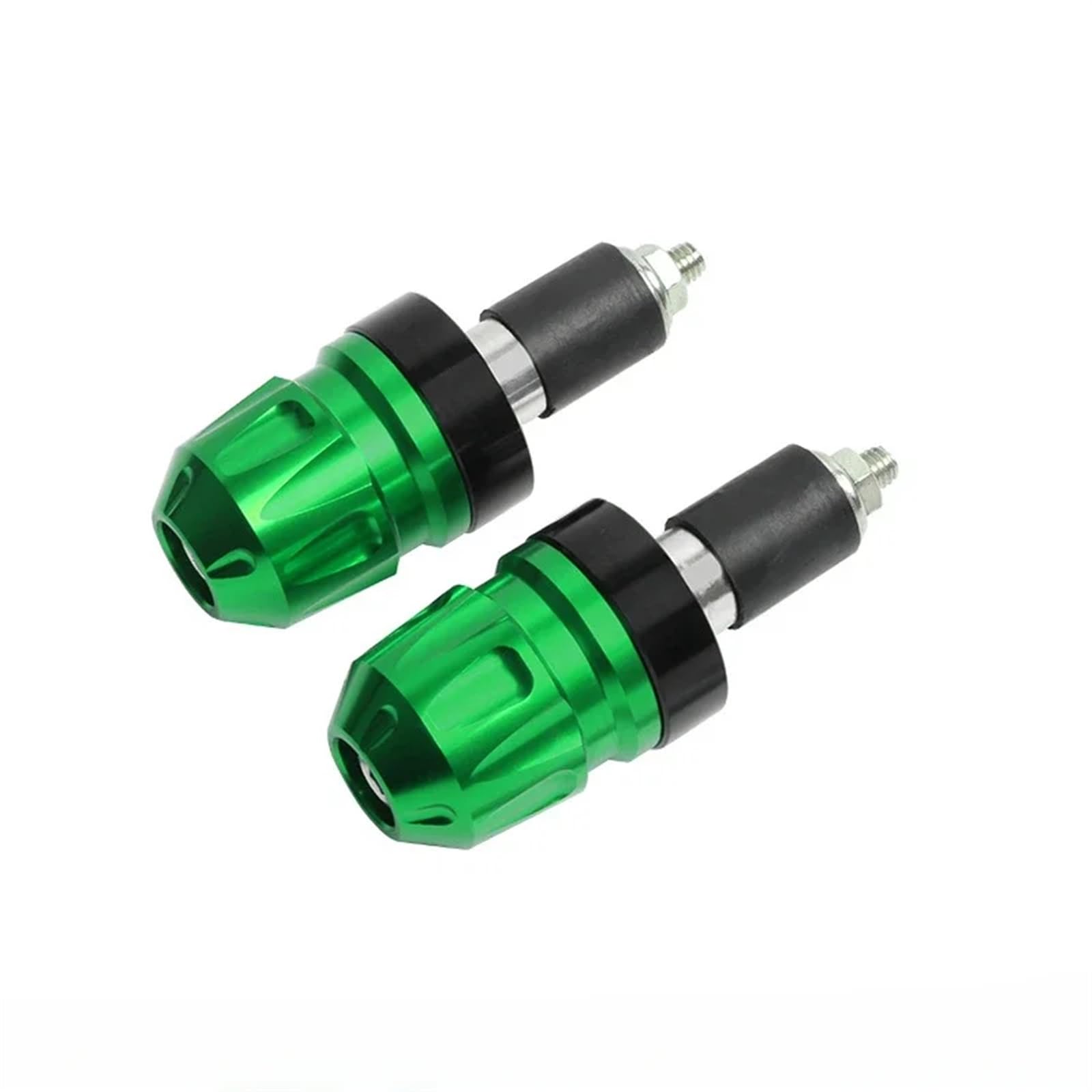 HUISI Motorrad Lenker Drop Plug Balance Block Fit for Suzuki DL250 GW250 GSX250R Bar End Gewicht CNC Aluminium Modifikation Zubehör(Green) von HUISI