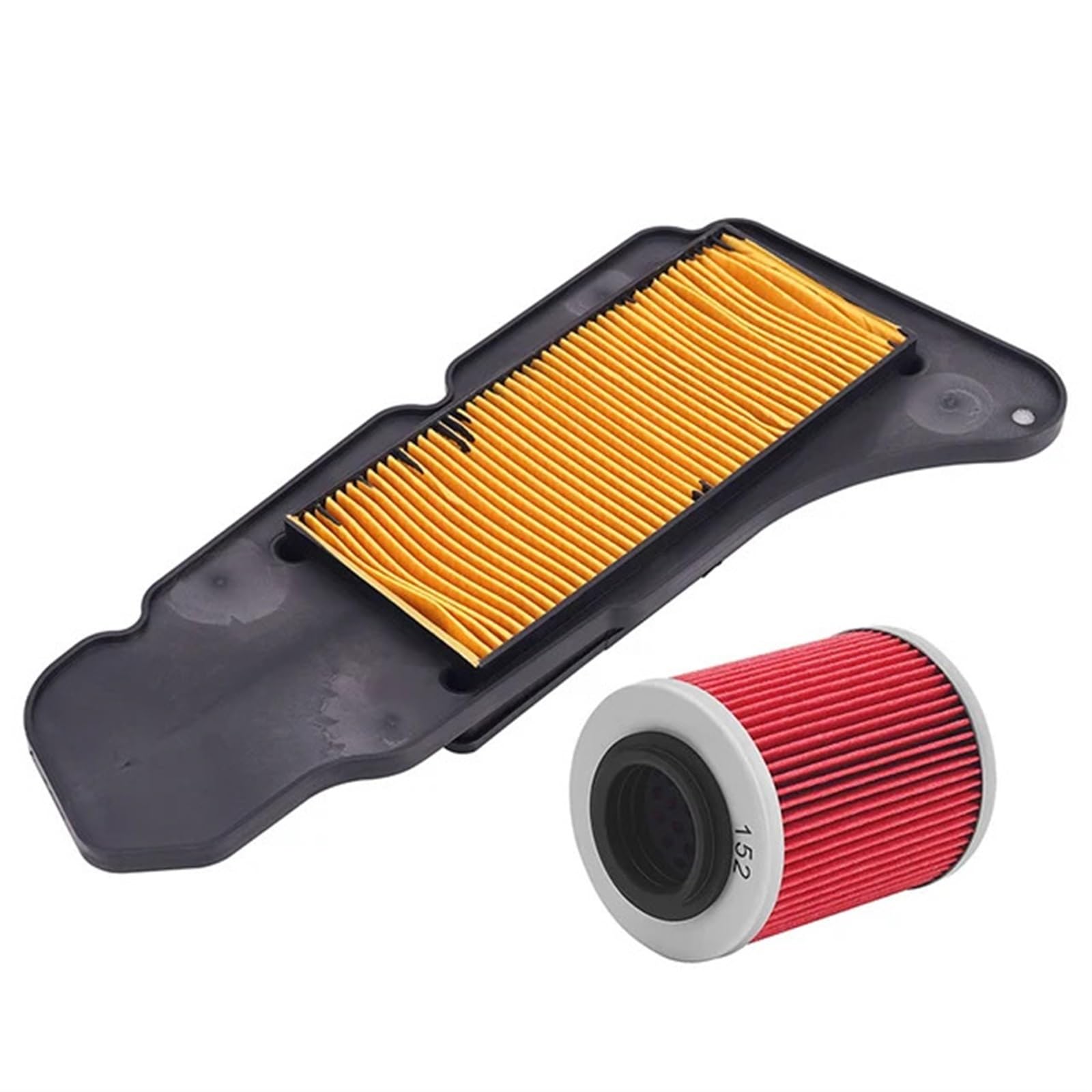 HUISI Motorrad-Luftfilter und Ölfilter passend for Yamaha Roller YP400 Majesty 2004–2014 YP400 R/RA YP400R YP400RA 2013–2020 5RU-14451-30(Oil and Air Filter) von HUISI