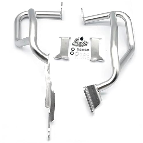 HUISI Motorrad Motor Stoßstange Wache Crash Bar Rahmen Schutz Fit for CRF 1100L Africa Twin Abenteuer Sport 2020-2023(Silver-Lower only) von HUISI