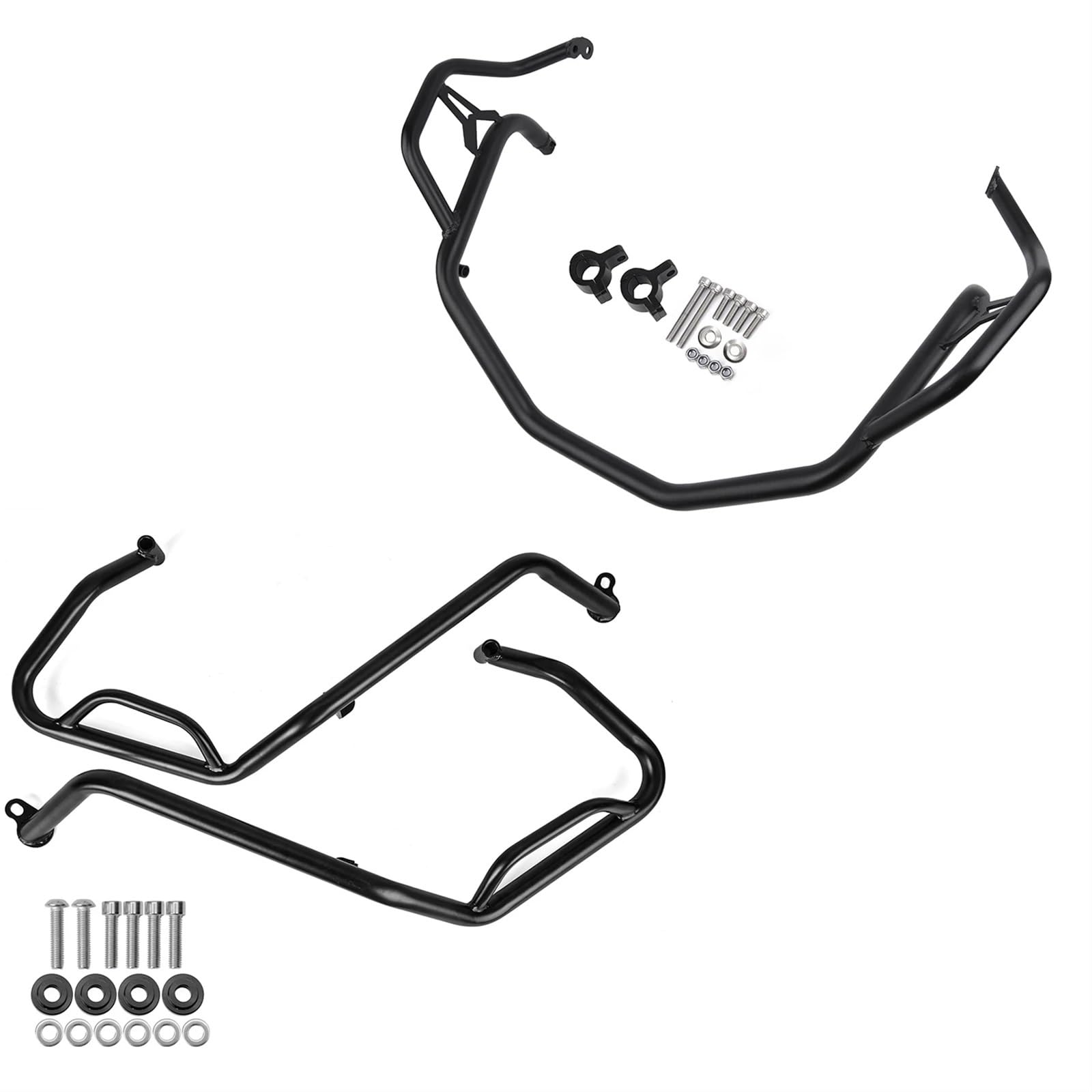 HUISI Motorrad-Sturzbügel, Motorschutz, Rahmenschutz, Käfig, Fallschutz, passend for X-ADV X ADV 750 2017 2018 2019 2020, komplettes Set(Upper Lower) von HUISI