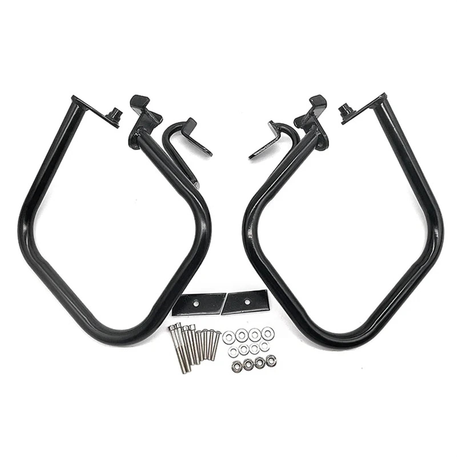 HUISI Motorrad vorne oder hinten Motorschutz Autobahn Crash Bar Kraftstofftankschutz Fit for BMW R 1200RT R1200 RT 2004-2012 2013(Rear Bumper-Black) von HUISI