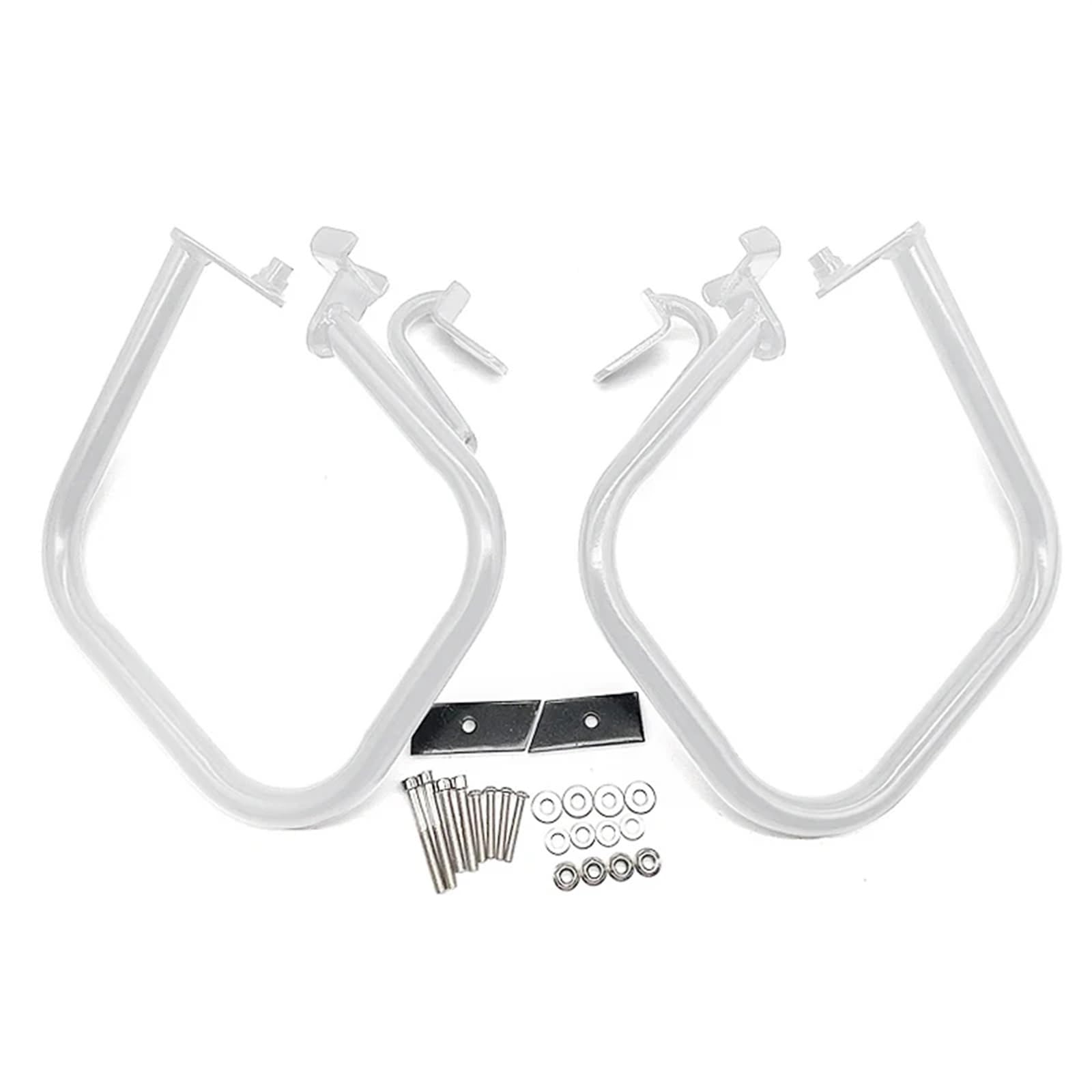 HUISI Motorrad vorne oder hinten Motorschutz Autobahn Crash Bar Kraftstofftankschutz Fit for BMW R 1200RT R1200 RT 2004-2012 2013(Rear Bumper-Silver) von HUISI