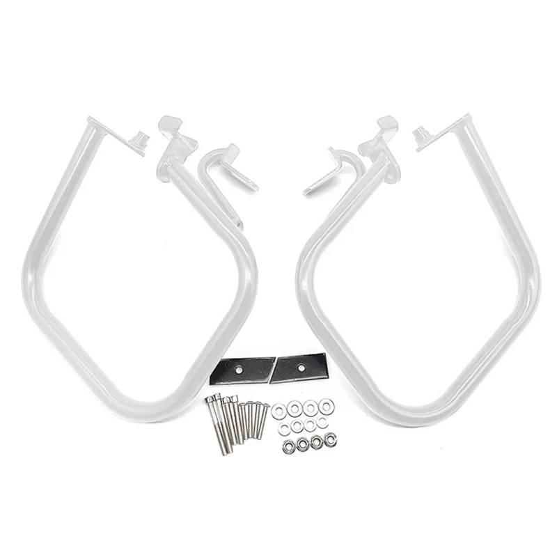 HUISI Motorrad vorne oder hinten Motorschutz Autobahn Crash Bar Kraftstofftankschutz Fit for BMW R 1200RT R1200 RT 2004-2012 2013(Rear Bumper-Silver) von HUISI