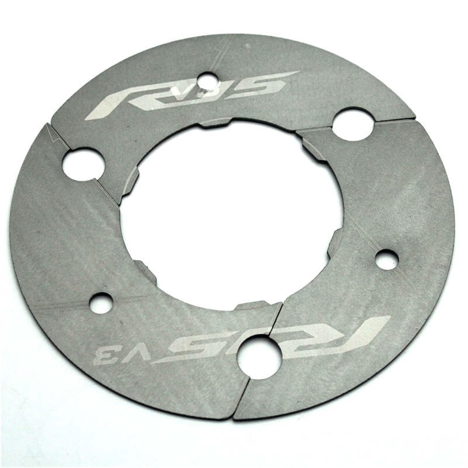 HUISI Motorradzubehör CNC-Hinterradzahnrad-Übertragungsriemen-Pulley-Abdeckung passend for Yamaha YZF R15 V3.0 17-18 YZF-R15 V3.0 2017 2018(Silver) von HUISI