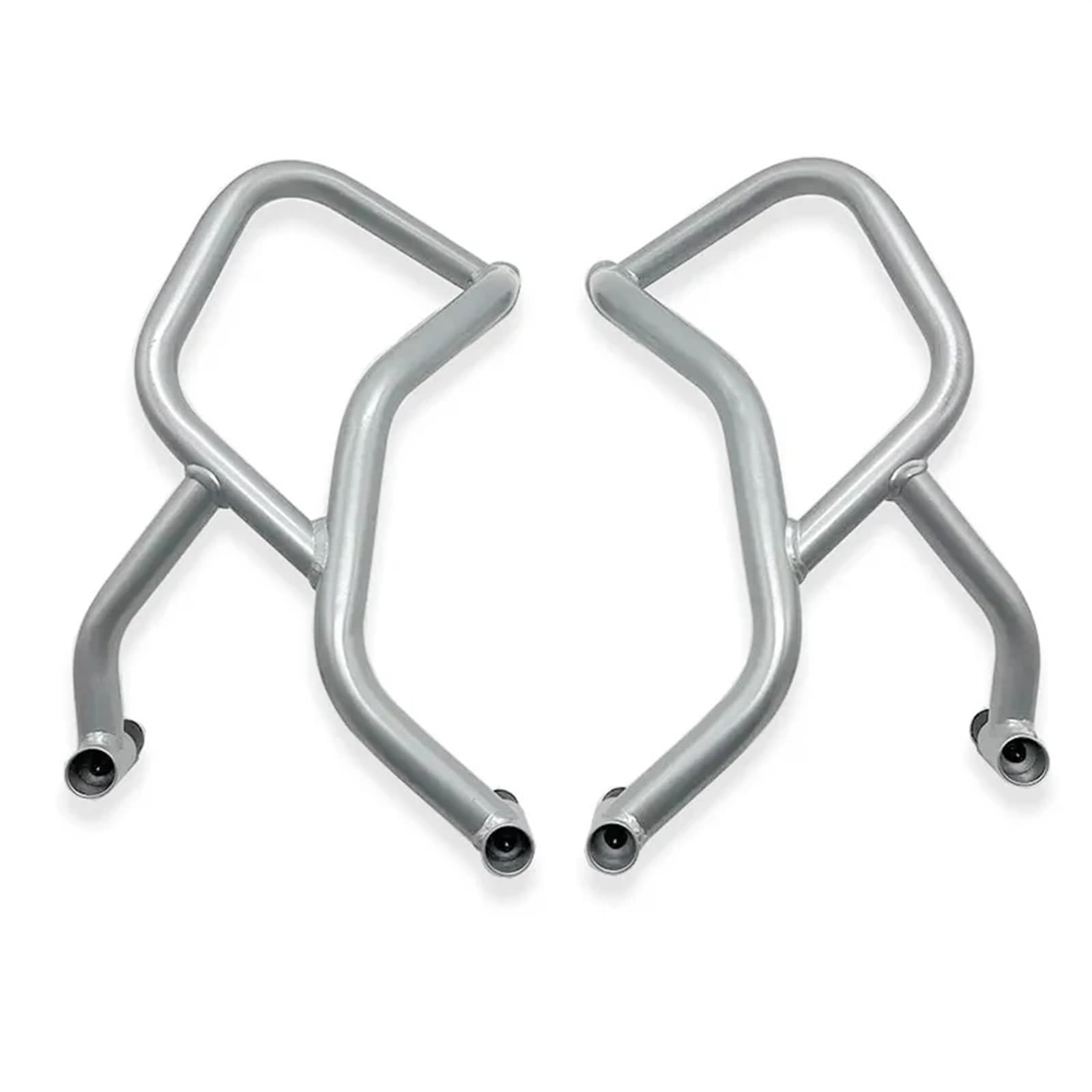 HUISI Motorradzubehör Motorschutz Autobahn Crash Bar Rahmen Stoßstange Verkleidung Schutzstangen Fit for CFMOTO 800 MT 2021-2022(Silver) von HUISI