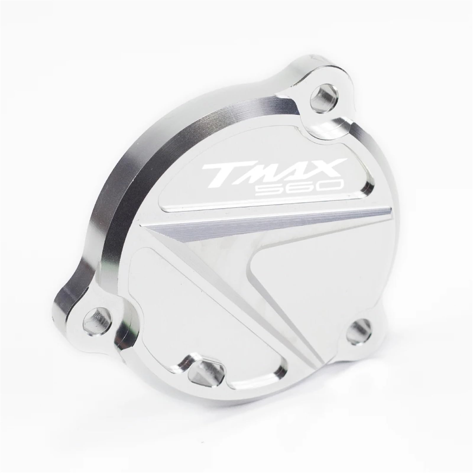 HUISI Motorschutzseitenabdeckung passend for Yamaha TMAX 560 T-MAX560 Techmax TMAX560 Vordere Antriebswelle Kettenrad Schwingenrahmen-Lochabdeckungen(Silver) von HUISI