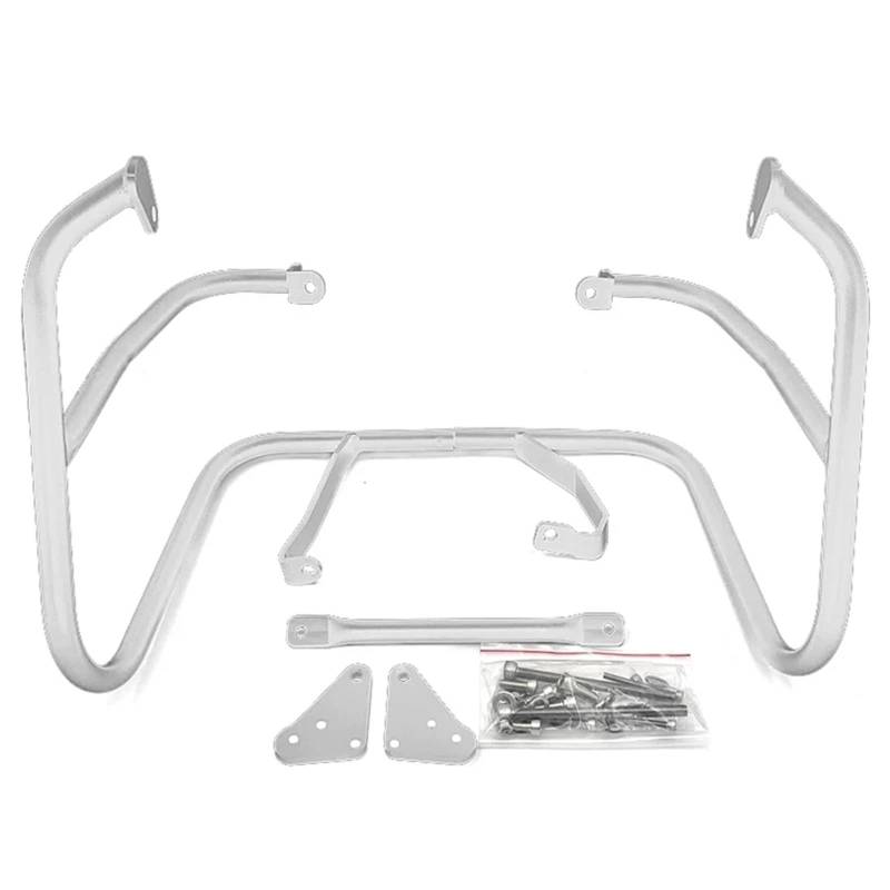 HUISI Passend for BMW F800 GT F 800GT Motorschutzbügel Sturzbügel Autobahnpuffer Stoßfängerrahmenschutz F800GT Motorradzubehör(Silver) von HUISI