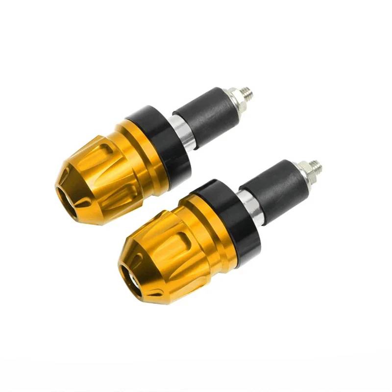 HUISI Passend for Yamaha Cygnus Gryphus Kraft 2,0 Motorrad Griff Stecker Bar End Gewichte Balance Block CNC Aluminium Legierung Geändert Zubehör(Gold) von HUISI