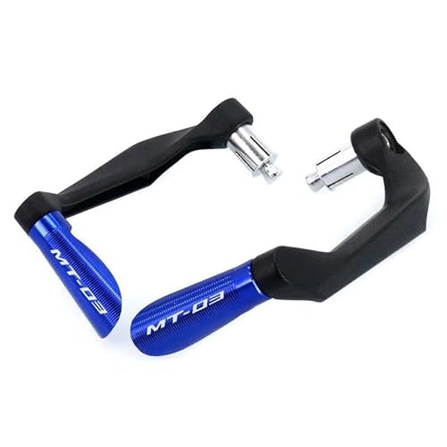 HUISI Passend for Yamaha MT 03 MT03 2015 2016 2017 2018 2019 2020 Motorrad Universal 7/8 "22mm Handschutz Bremskupplungshebelschutz(Blue) von HUISI