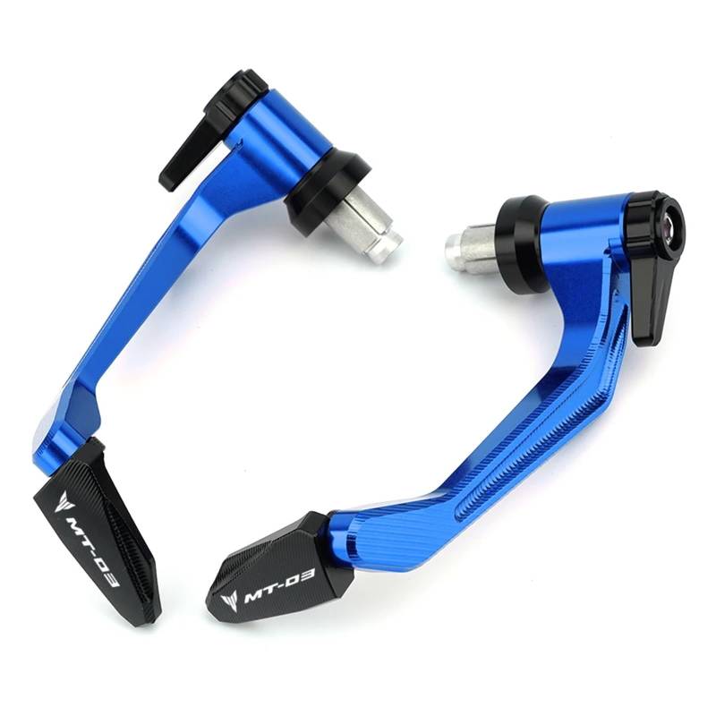 HUISI Passend for Yamaha MT-03 MT03 MT 03 Motorradzubehör Lenkergriffe Schutz Bremskupplungshebel Schutzfolie(Blue) von HUISI