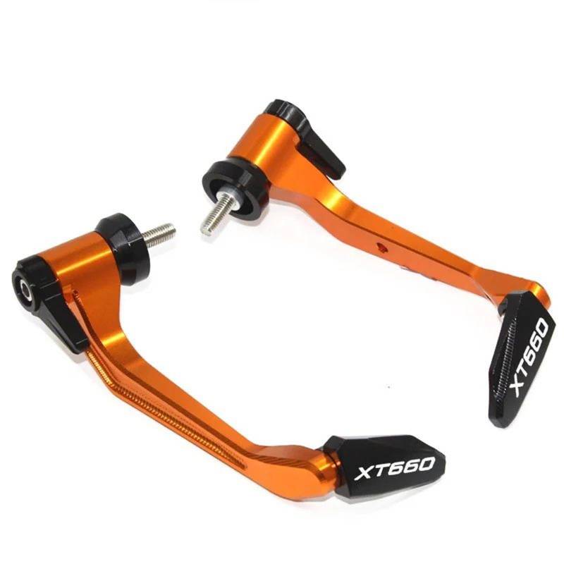 HUISI Passend for Yamaha XT660/X/R/Z XT660X XT660R XT660Z Motorrad-Lenkergriffe Schutz Bremskupplungshebel Lenkerschutz Schutzfolie(Orange) von HUISI