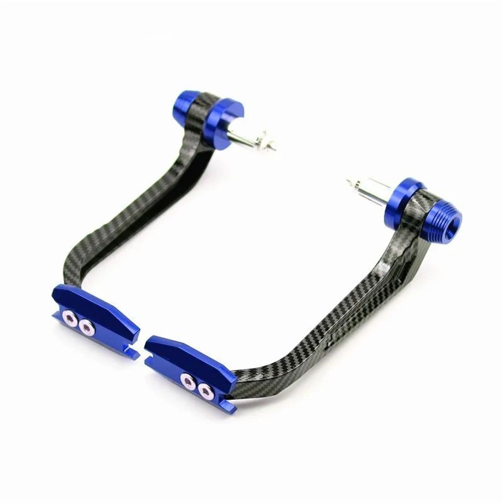 HUISI Universal Motorrad Handschutz 17-22mm Lenker Aluminium Legierung Bremse Protector Fit for Yamaha XJR1200 Xmax 125 250 400 NMAX XJ6 TTR(Blue) von HUISI