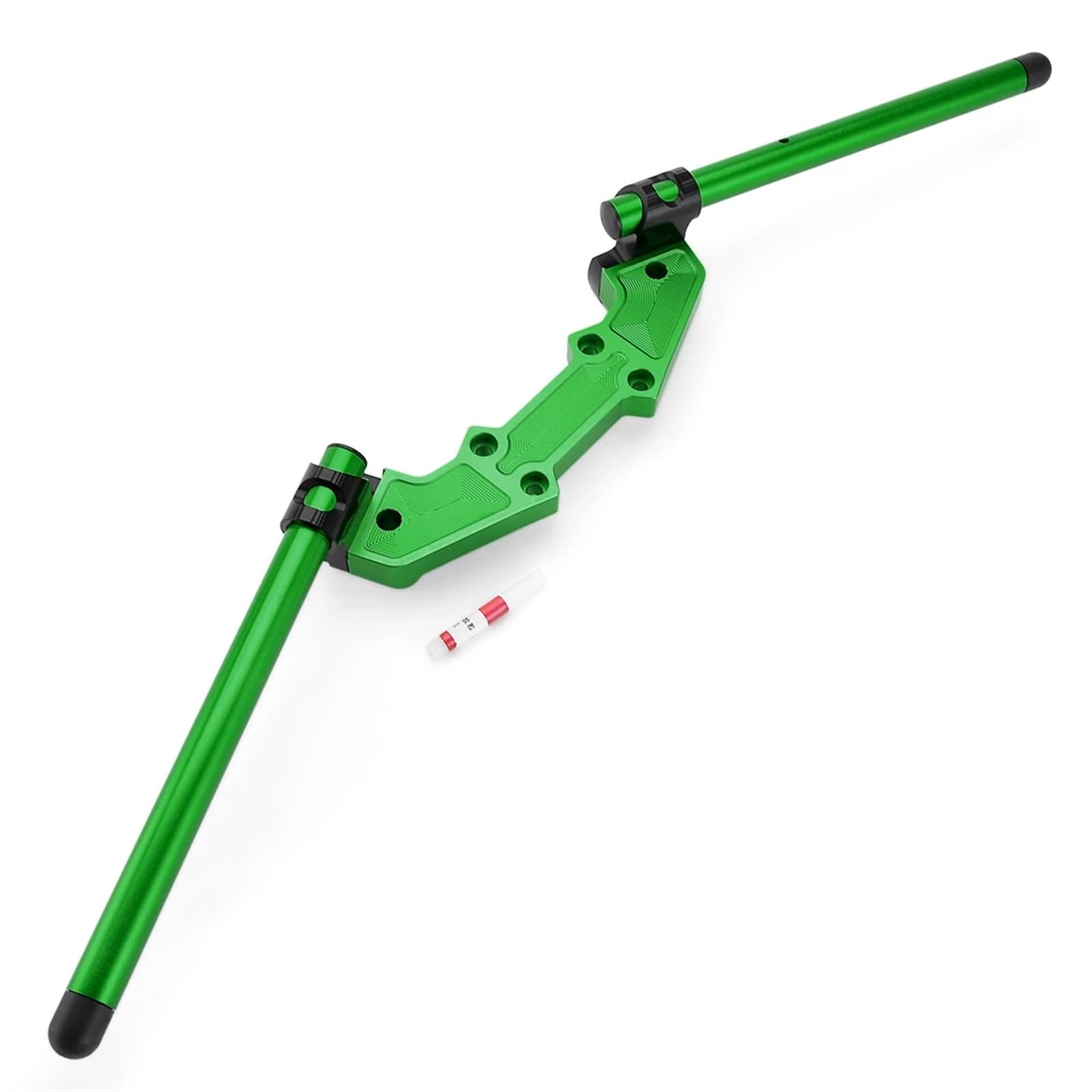 HUISI Z800 2013–2018 Clip-On-Adapterplatte und Lenker-Set, passend for Kawasaki Z800 Z 800 2013 2014 2015 2016 2017 2018, CNC-Aluminiumlegierung(Green) von HUISI