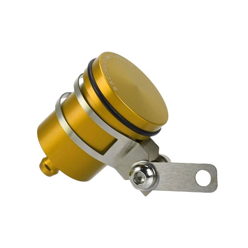 HUIWOR Motorrad Ölbecher FÜR BM&W G310R G 310R G 310 R Universal Motorrad Bremsflüssigkeitsbehälter Kupplungsbehälter Ölflüssigkeitsbecher CNC-Teil Motorradzubehör(Gold,No Logo) von HUIWOR