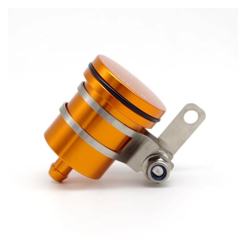 HUIWOR Motorrad Ölbecher FÜR YA&MAHA R1 R3 R6 Mt 01 Mt 03 Mt07 Mt09 TMAX-530 1 PCS Universal Motorrad Bremsflüssigkeitsbehälter Hauptzylinder Tank Ölbecher(Orange) von HUIWOR