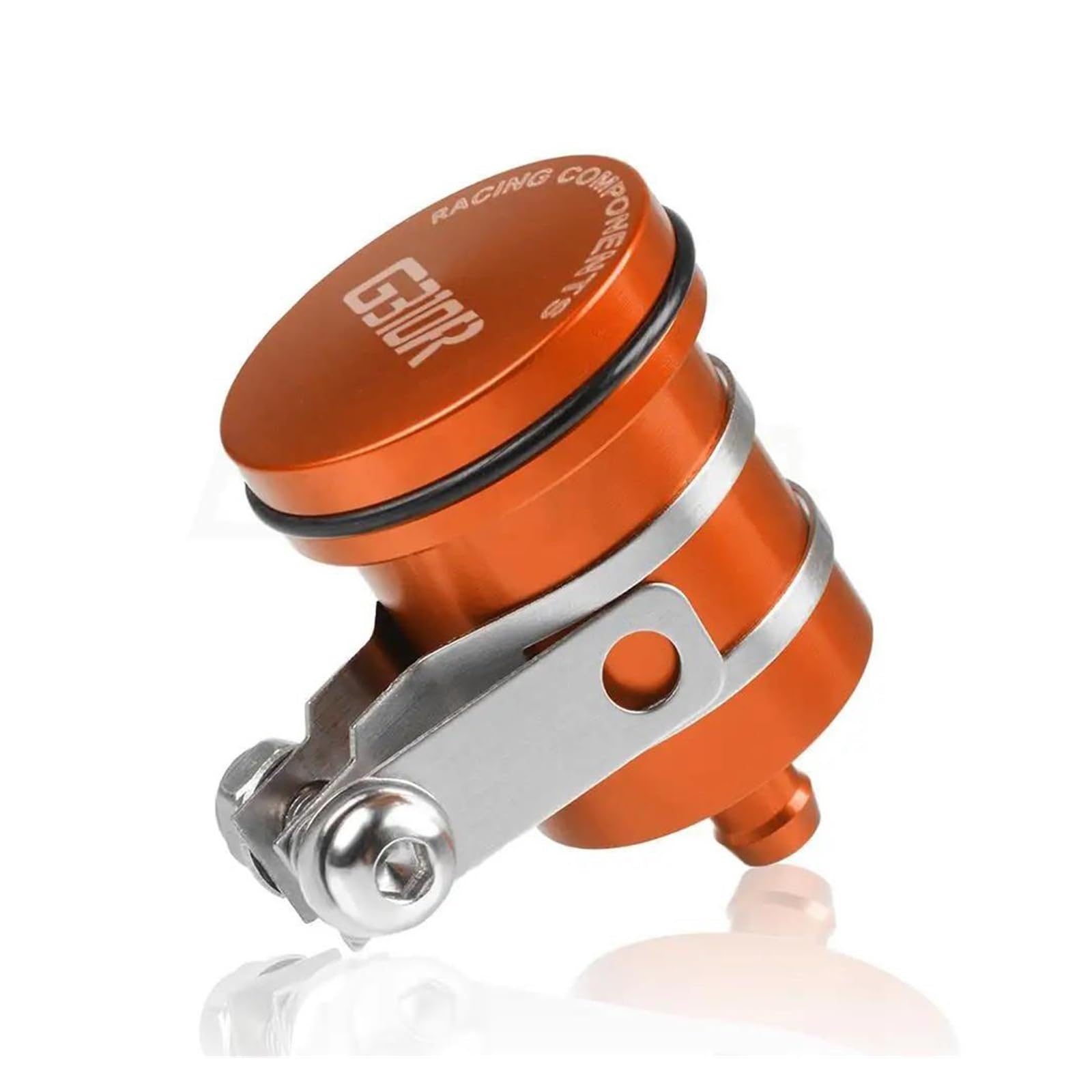 HUIWOR Motorrad Ölbecher Für BM&W G310R G 310 R G 310R 2017-2019 Motorrad Hinterradbremsflüssigkeitsbehälter Kupplungsbehälter Ölbecher Aluminium MIT(Orange) von HUIWOR