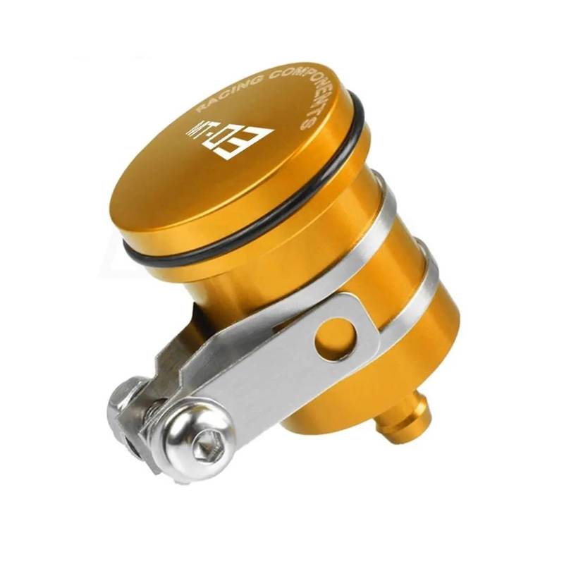 HUIWOR Motorrad Ölbecher Für YA&MAHA MT03 MT-03 MT 03 2015-2021 Motorrad Hinterradbremsflüssigkeitsbehälter Kupplungsbehälter Ölbecher Aluminium(Gold) von HUIWOR