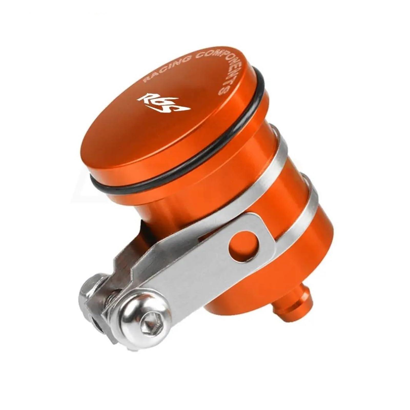 HUIWOR Motorrad Ölbecher Für YA&MAHA YZF-R6 YZF R6 YZF600 R6S 1999–2002 Motorrad Hinterradbremsflüssigkeitsbehälter Kupplungsbehälter Ölbecher Aluminium(Orange) von HUIWOR