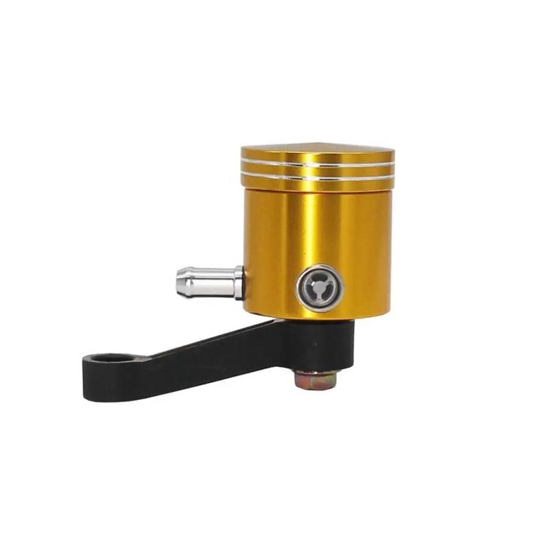 HUIWOR Motorrad Ölbecher Universal Motorrad Vorderradbremse Kupplungsflüssigkeitsflasche Hauptzylinder Ölbehälter Tankbecher Modifikationszubehör(Gold) von HUIWOR