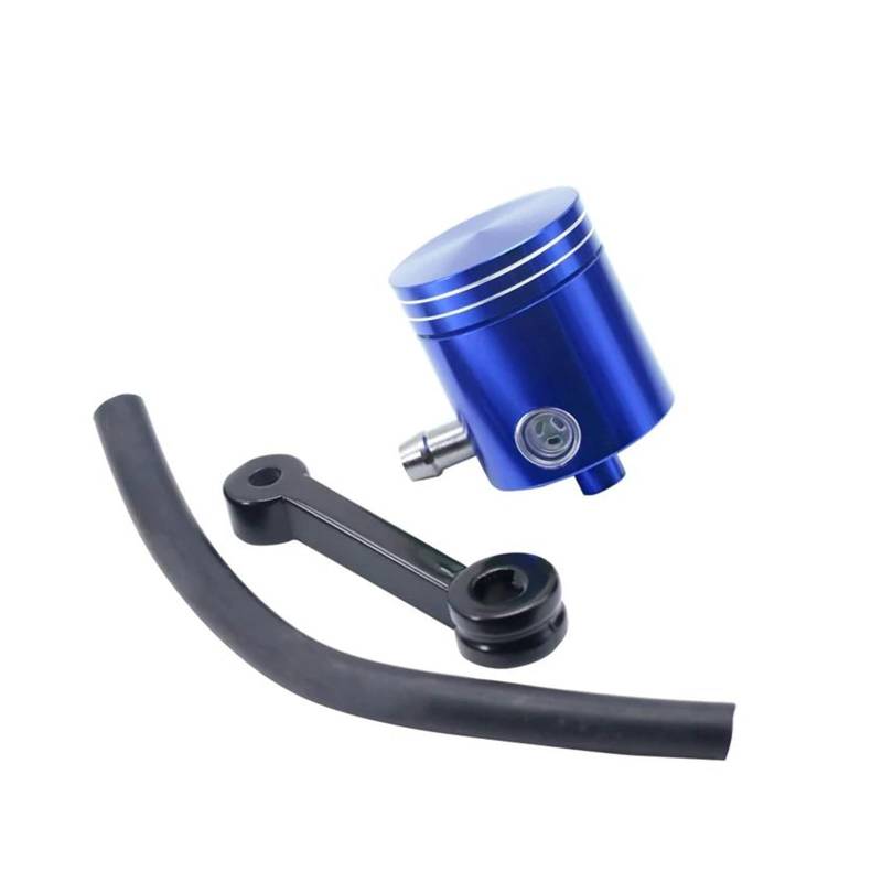 Motorrad Ölbecher Für HON&DA Für Suzuki Für KA&WASAKI Universal Motorrad Vorderradbremse Kupplungsflüssigkeitsflasche Hauptzylinder Ölbehälter Tankbecher(Blau) von HUIWOR