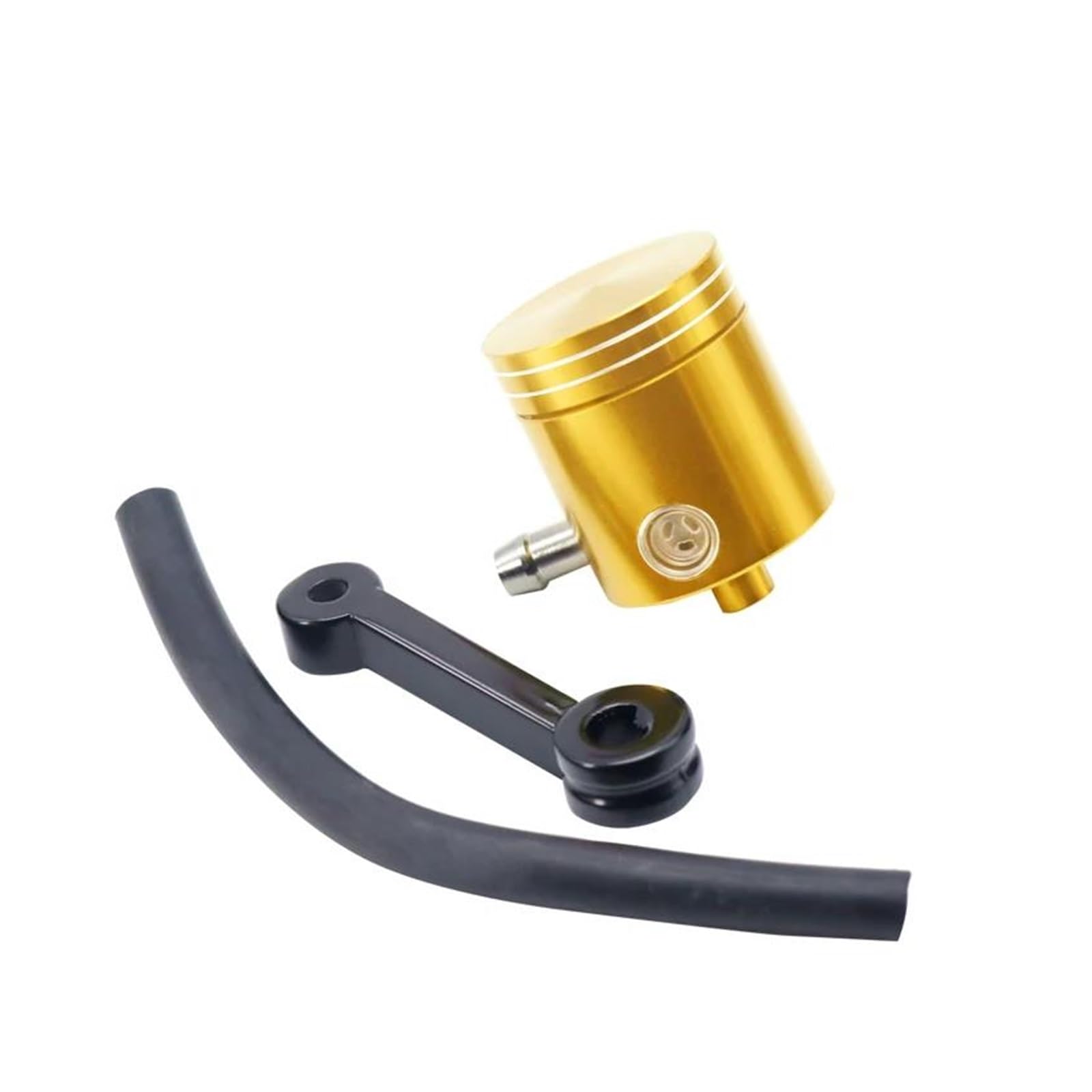 Motorrad Ölbecher Für HON&DA Für Suzuki Für KA&WASAKI Universal Motorrad Vorderradbremse Kupplungsflüssigkeitsflasche Hauptzylinder Ölbehälter Tankbecher(Gold) von HUIWOR