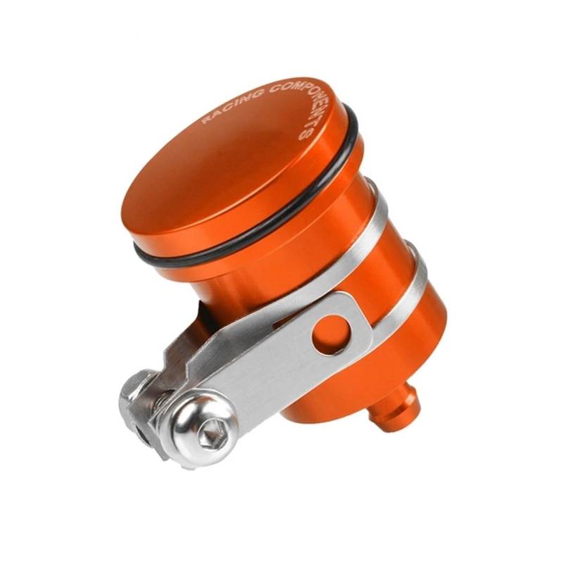 Motorrad Ölbecher Für HON&DA XADV750 X-ADV XADV 750 2017-2022 Hinterer Bremsflüssigkeitsbehälter Motorrad-Aluminium-Kupplungsbehälter Ölbecher(Orange) von HUIWOR