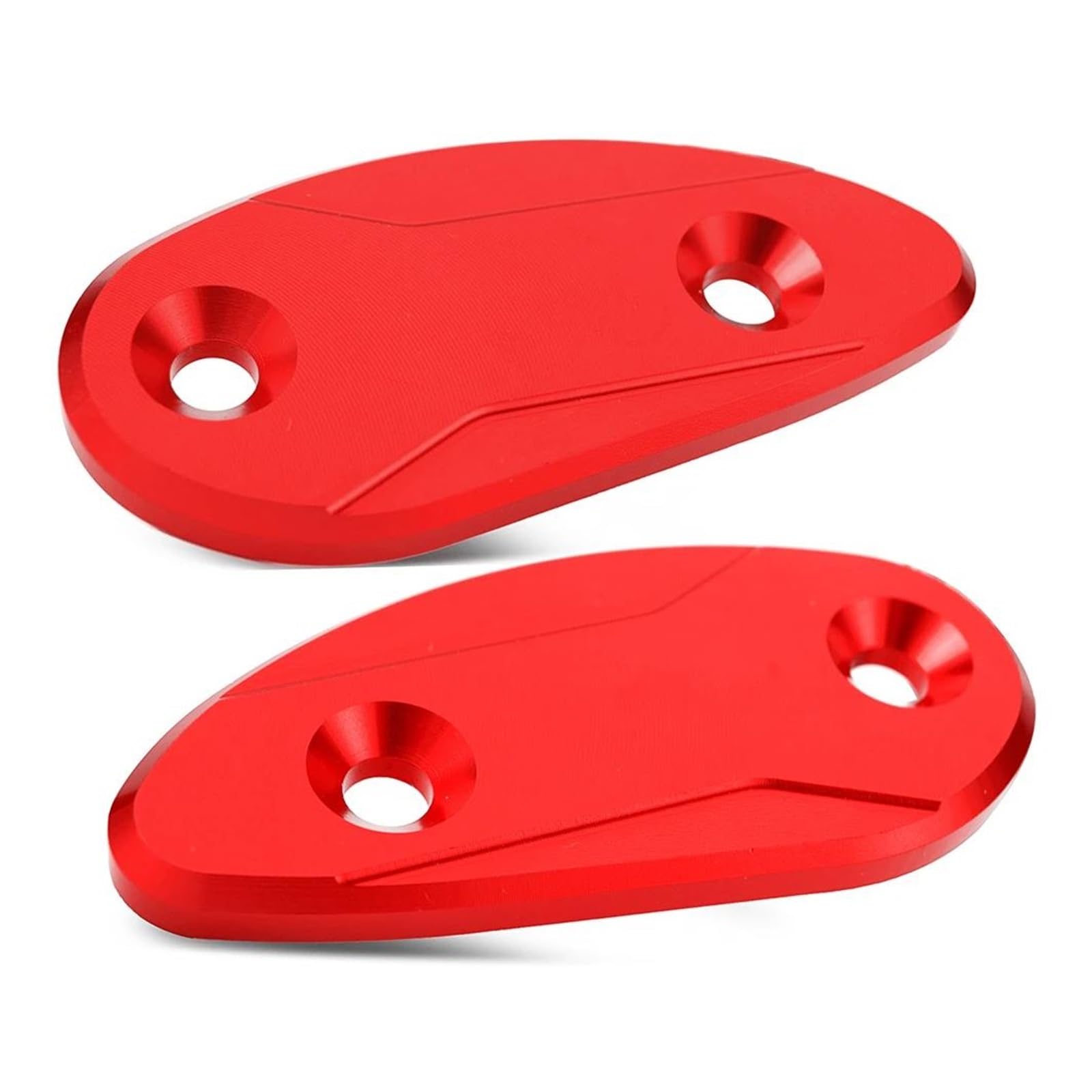 Spiegelabdeckung Dekorative Für HON&DA CBR1000RR CBR 1000 RR 2008-2021 Motorradspiegel-Block-Off-Grundplatten(rot) von HUIWOR