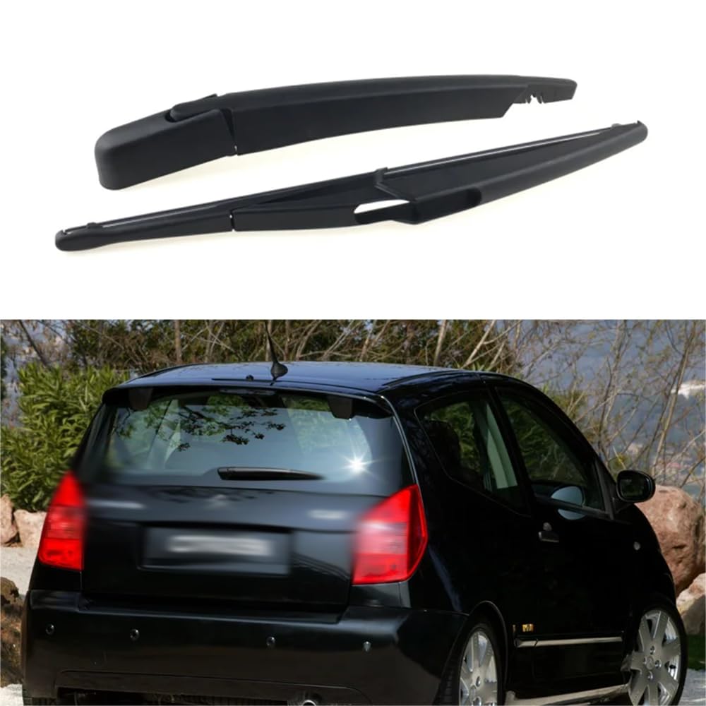 HUJIEAAA Autowischerklinge Für Citroen C2 2003-2005 Heckrücken Windschutzscheibe Heckwischer 295 Mm+Arm 265 Mm Autozubehör von HUJIEAAA