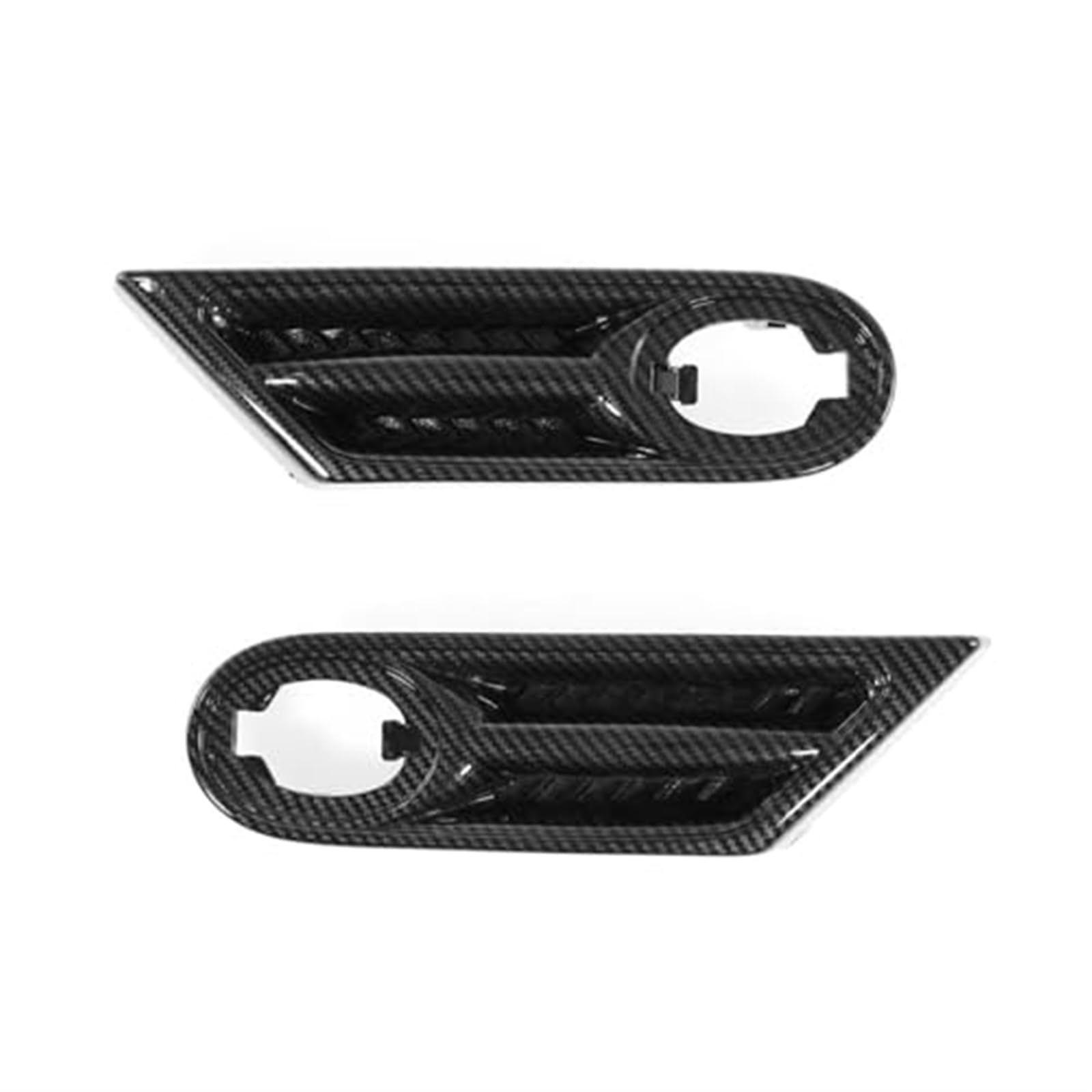 Ansaugschlauch Für Mini Für Cooper Für R56 Für R57 Für R58 Für R59 2007-2013 Auto Seite Fender Lünette Trim Auto Lufteinlässe(Carbon Fiber Pattern) von HUMUTWCWP