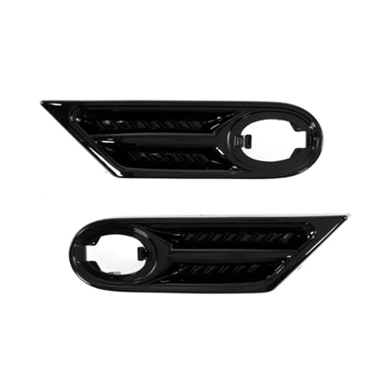 Ansaugschlauch Für Mini Für Cooper Für R56 Für R57 Für R58 Für R59 2007-2013 Auto Seite Fender Lünette Trim Auto Lufteinlässe(Glossy Black) von HUMUTWCWP