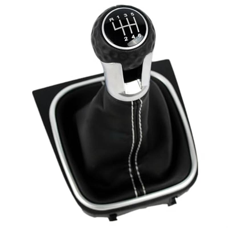 Auto Schaltknaufkopf 5-Gang-Schaltknauf für VW für EOS 2006 2007 2008 2009 2010 2011(‎Gear Shift Boot) von HUMUTWCWP