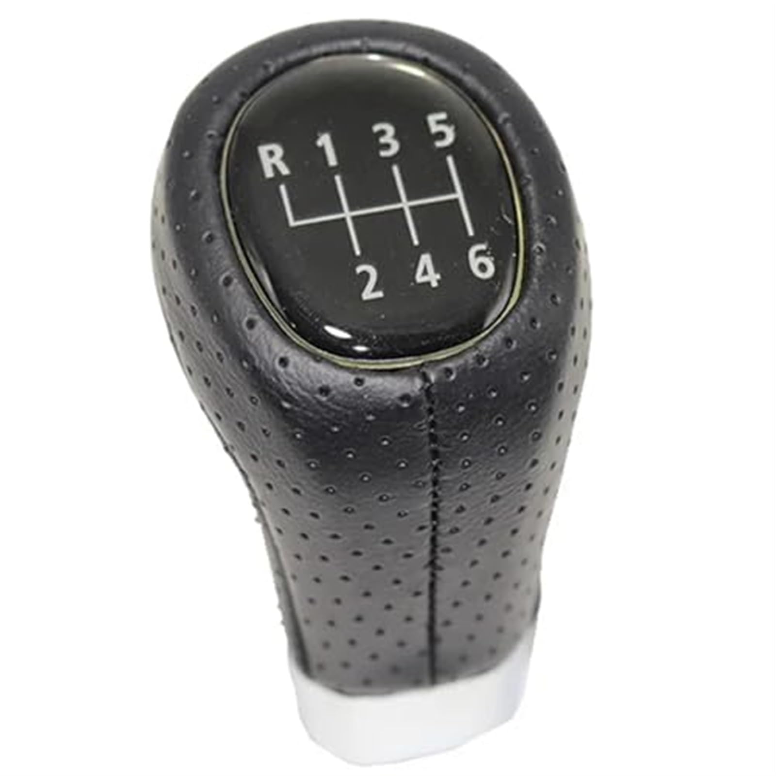 Auto Schaltknaufkopf Für 3 5 6 Serie E36 E39 E46 E53 E60 E63 E83 E84 E87 E90 E91 E92 Auto Shift Schaltknauf Hebel Gaitor Schalter 5 Speed ​​Shifter Knob(‎6 Speed Leather) von HUMUTWCWP