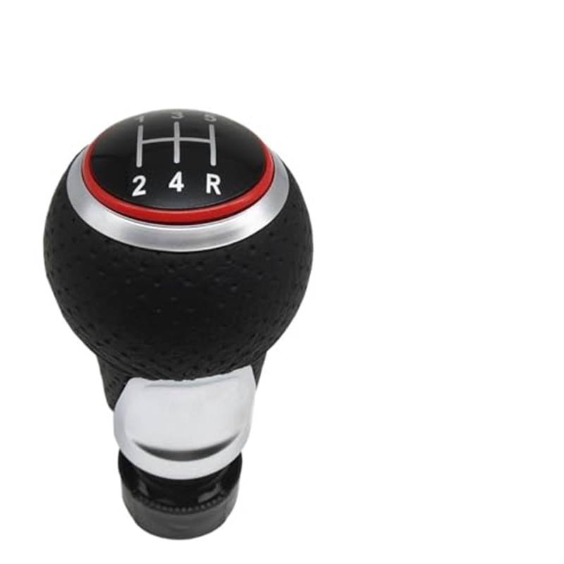 Auto Schaltknaufkopf Für A3 S3 8p 2003-2013 für A4 S4 für Q5 2007 2008 2009 2010 2011-2015 Shifter Auto Schaltknauf 12mm 5/6 Geschwindigkeit Griff(‎Red 12345r) von HUMUTWCWP