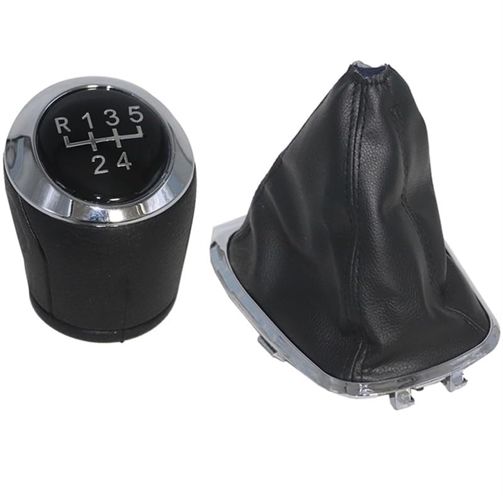 Auto Schaltknaufkopf Für Chevrolet Für Aveo Für Sonic T300 2012 2013 2014 2015 2016 2017 Schaltknauf Hebel Shifter Staub Jacke manuelle Getriebe Stick Griff Hebel(‎R 1 2 3 4 5 Set) von HUMUTWCWP